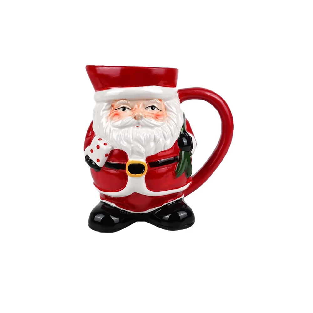 NAVIDAD - Cremera de navidad con diseño papa noel modelo N1