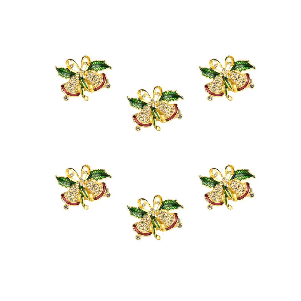 NAVIDAD - Set de 6 pcs de Aros de servilletas modelo N8