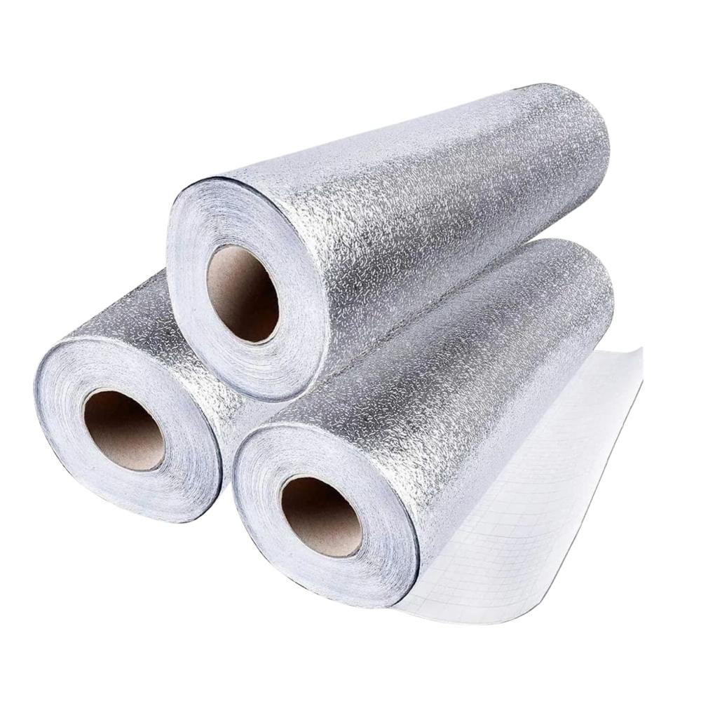 Papel Aluminio Adhesivo x 3und para Cocina 60cm X 5mts 202214-X3