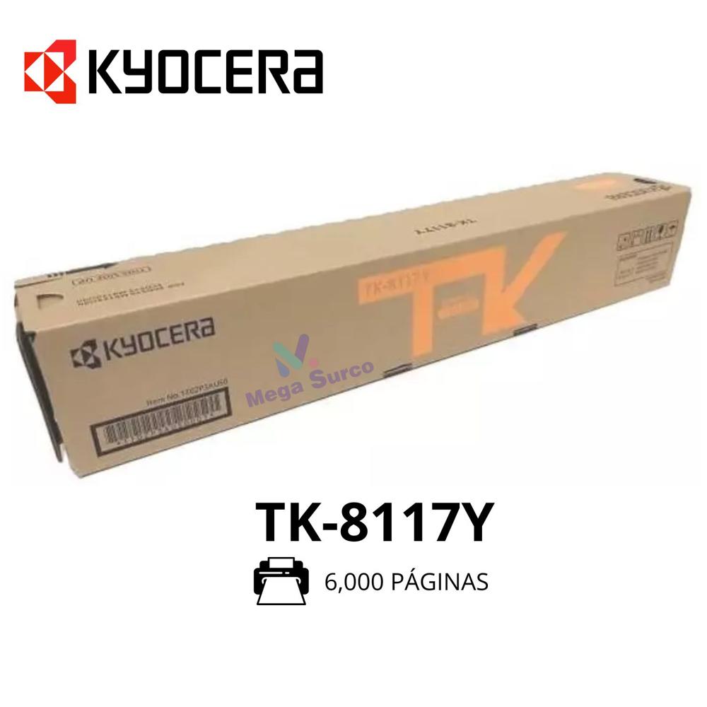 TONER KYOCERA TK-8117Y YELLOW 6000 PAGINAS ORIGINAL