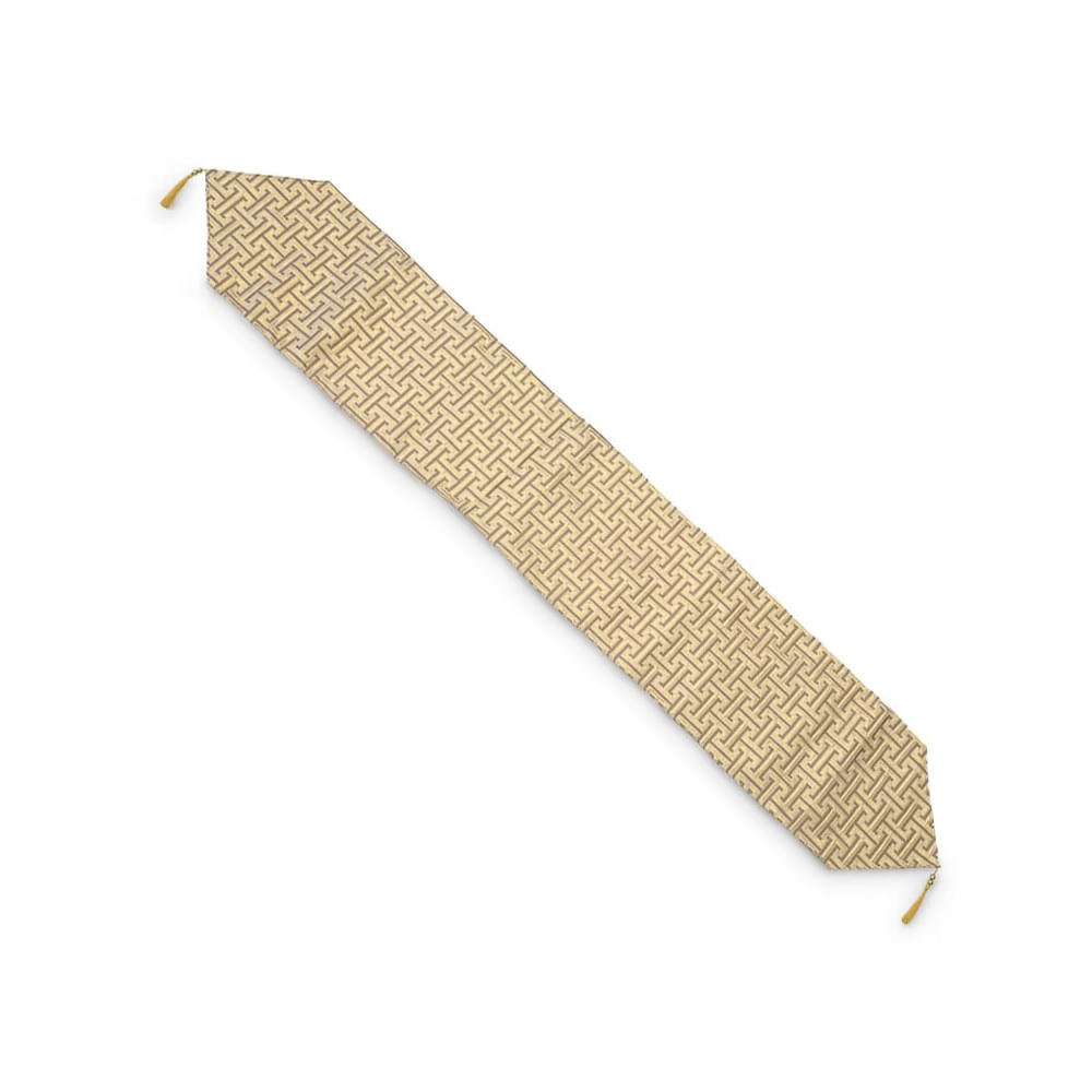 NAVIDAD - Camino de mesa navideño dorado modelo N9