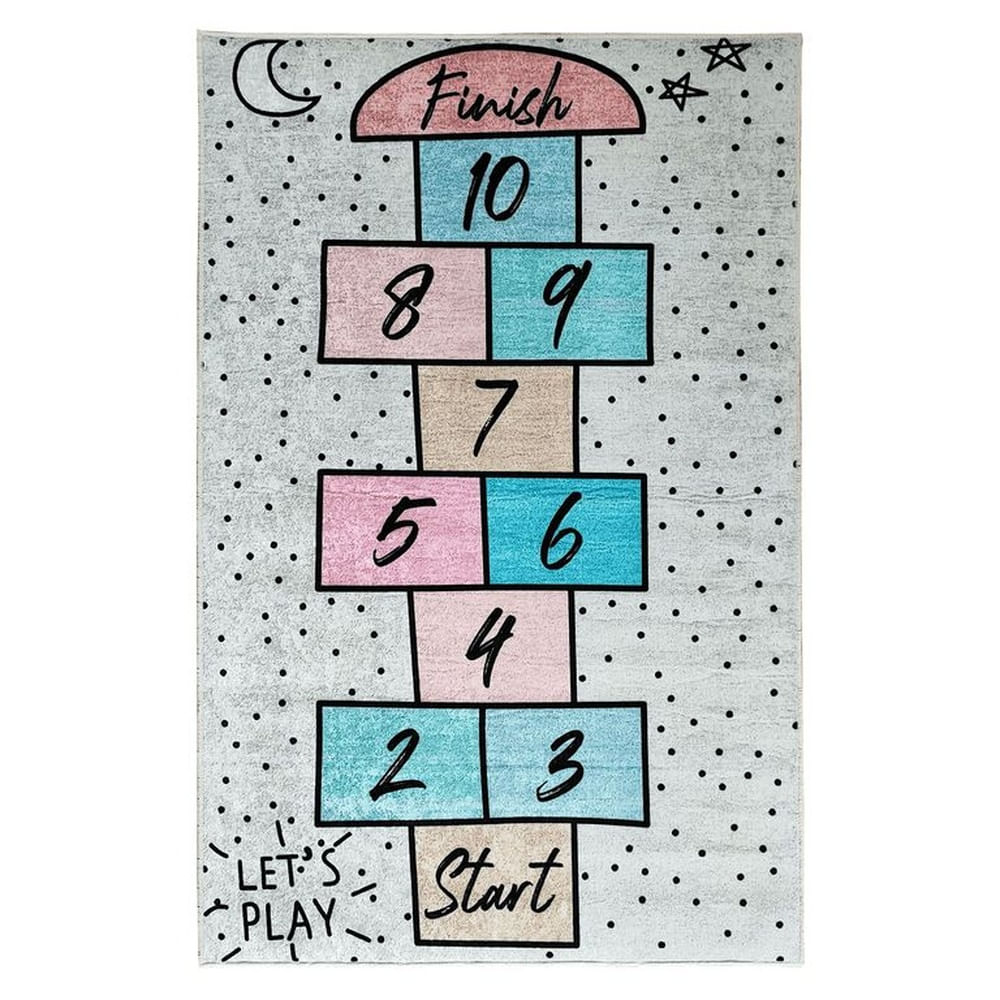 Alfombra Niños Juego Mundo 120 x 180cm