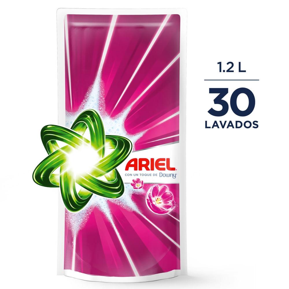 Detergente Líquido ARIEL Concentrado con Downy Doypack 1.2L Detergente Líquido ARIEL Concentrado con Downy Doypack 1.2L