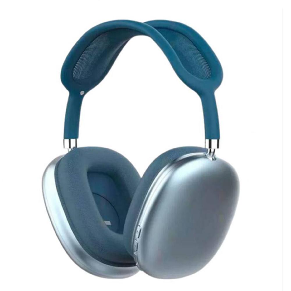 Audífonos Bluetooth 5.0 Plus Max P9 Azul Tipo Vincha con Cancelación de Ruido