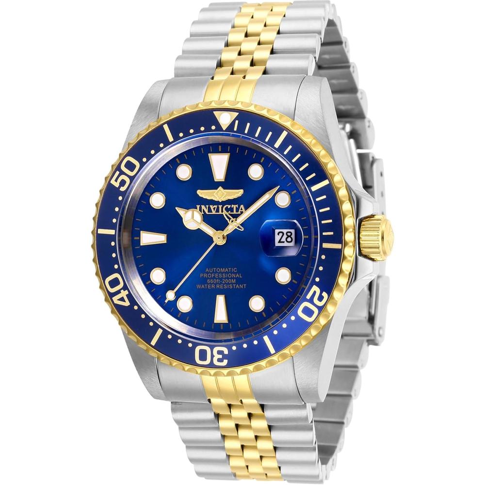 Reloj Invicta Pro Diver para hombre estilo buzo automático | Azul y Plateado