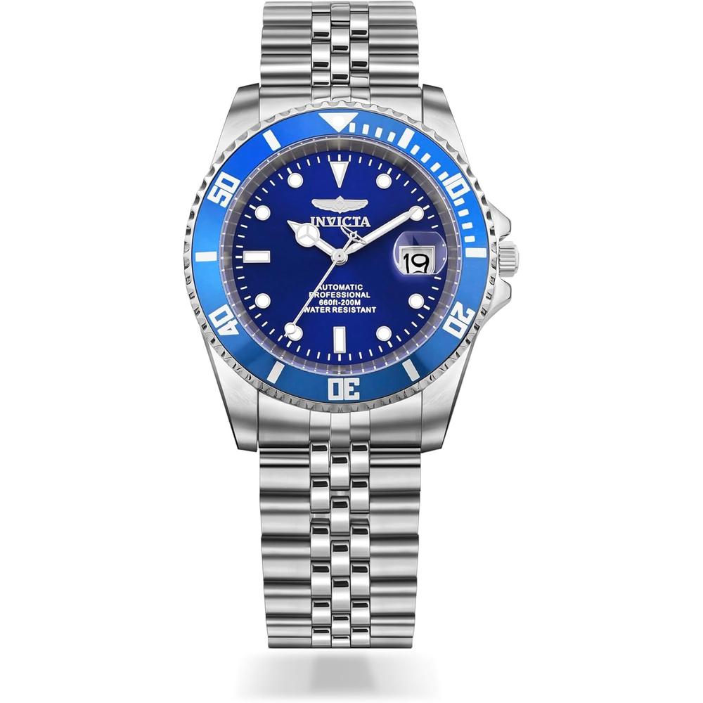 Reloj Invicta Pro Diver para hombre automático | Azul Acero y Plateado