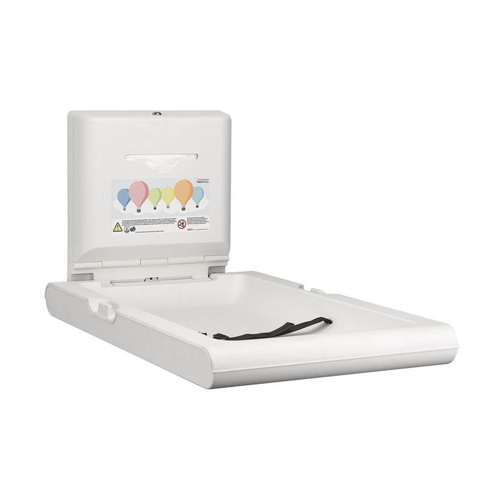 Cambia pañales vertical marca Mediclinics CP0016V Blanco
