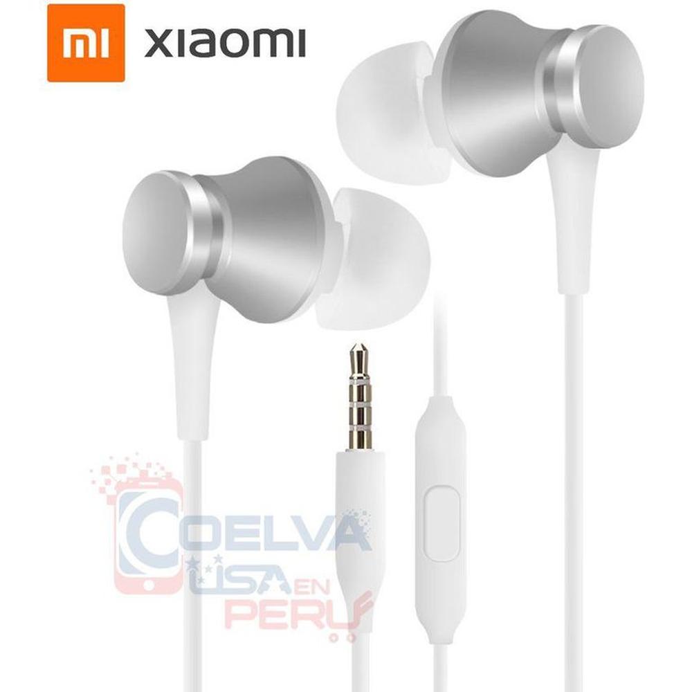 Audífonos xiaomi piston fresh hsej03jy in-ear con micrófono - plata