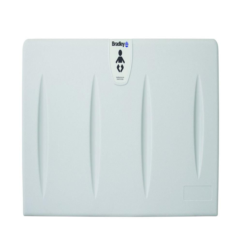 Cambiador horizontal de pañales para bebe marca BRADLEY 9631 Gris