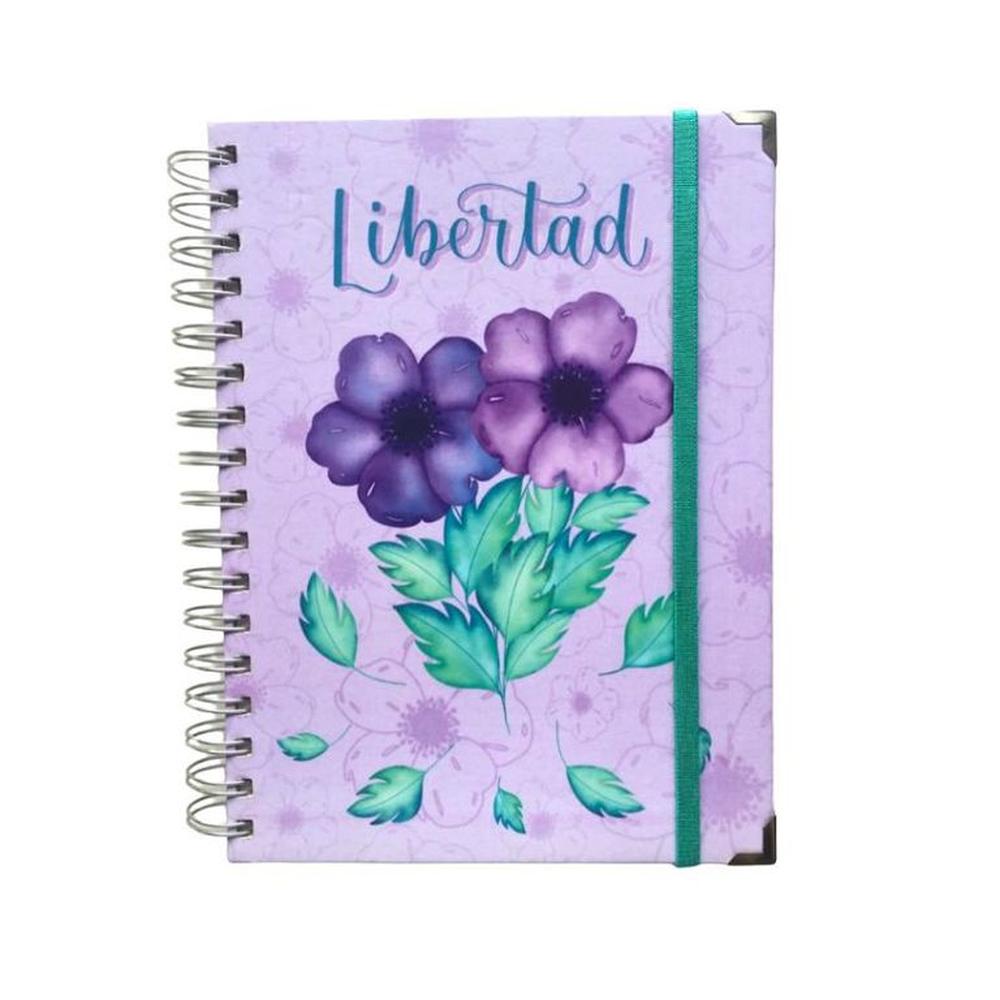 Libreta Letters By Jess -¨Libertad¨ Anilllada - A5