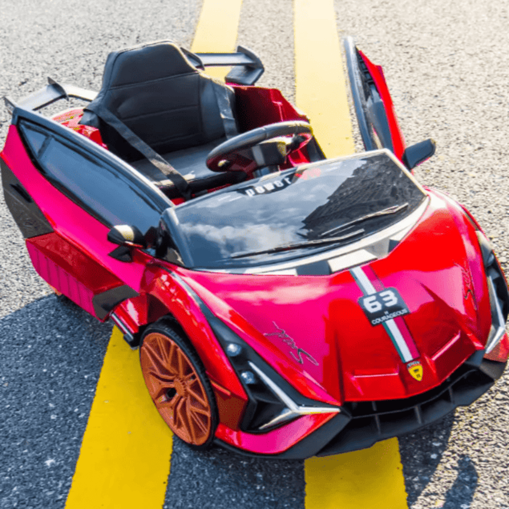 Carro para niños - Modelo LAMBO Huracan Sterrato ROJO Carro para niños - Modelo LAMBO Huracan Sterrato ROJO