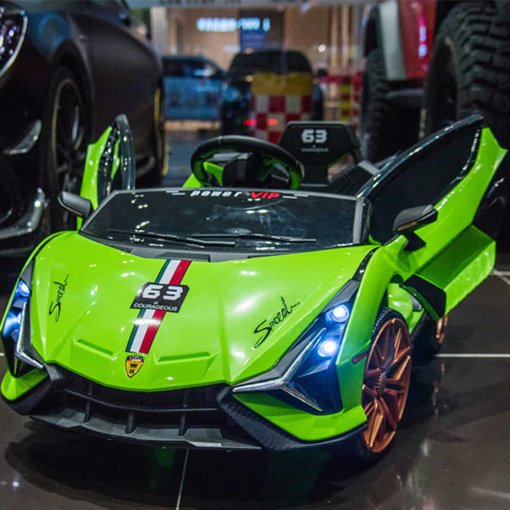 Carro para niños - Modelo LAMBO Huracan Sterrato VERDE