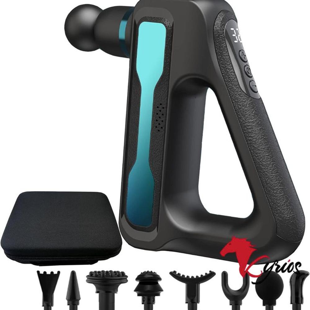 Masajeador Fascial Gun De 8 Cabezales Recargable Masajeador Fascial Gun De 8 Cabezales Recargable