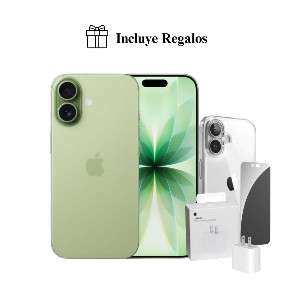 Apple iPhone 17 Apple Intelligence 256GB (eSIM) - Verde + Combo de Regalo