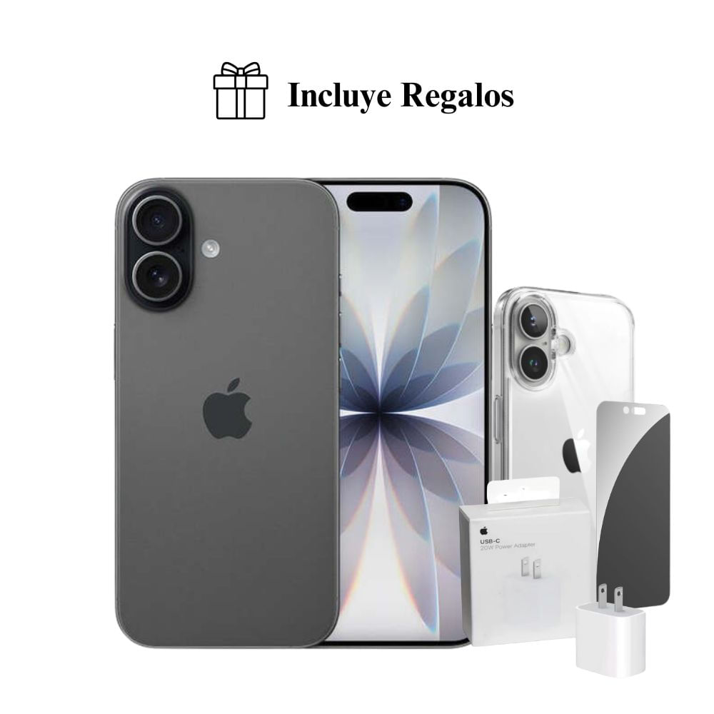 Apple iPhone 17 Apple Intelligence 256GB (eSIM) - Black + Combo de Regalo Apple iPhone 17 Apple Intelligence 256GB (eSIM) - Black + Combo de Regalo