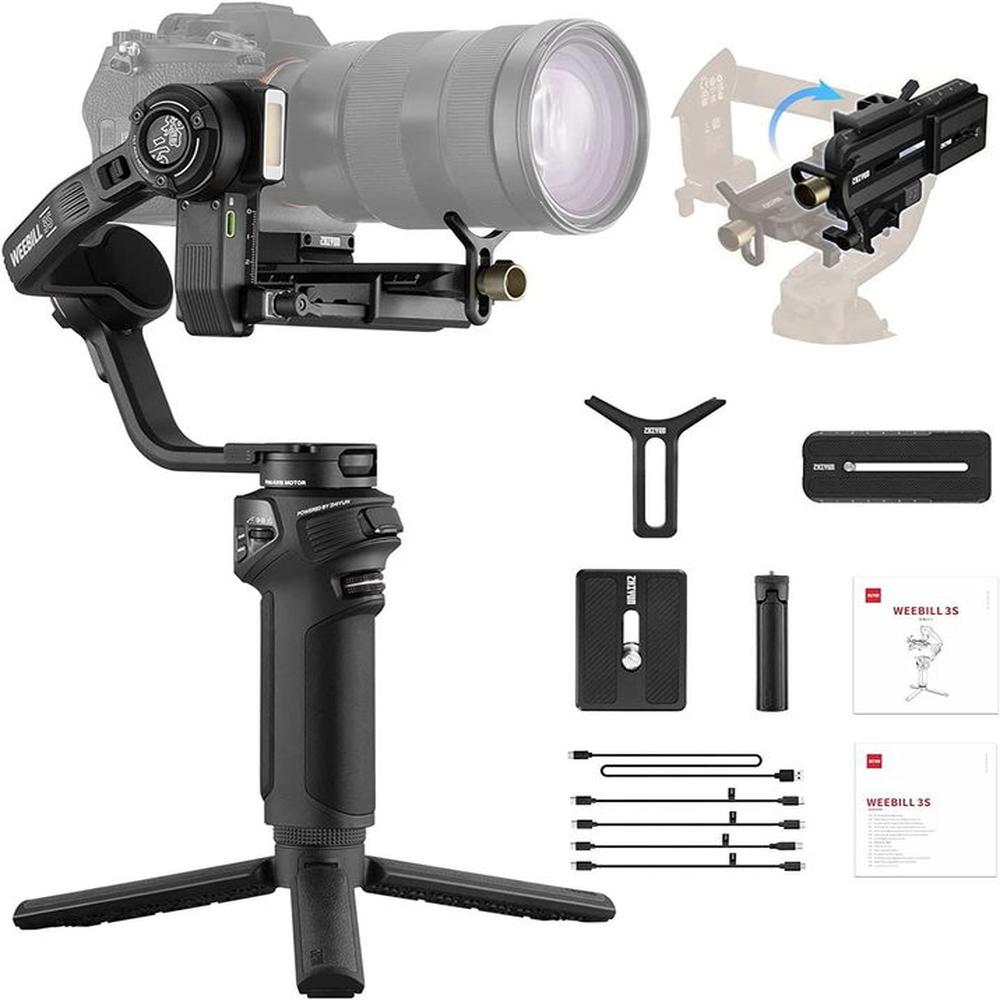 Estabilizador Zhiyun Weebill 3S para Cámaras