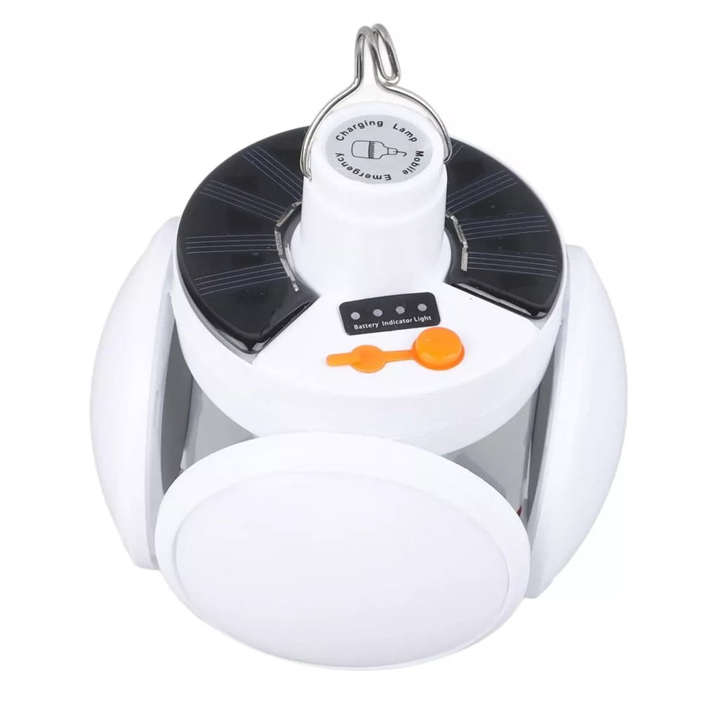 Foco Lampara Luz Led Recargable Usb Portátil Exterior Blanco