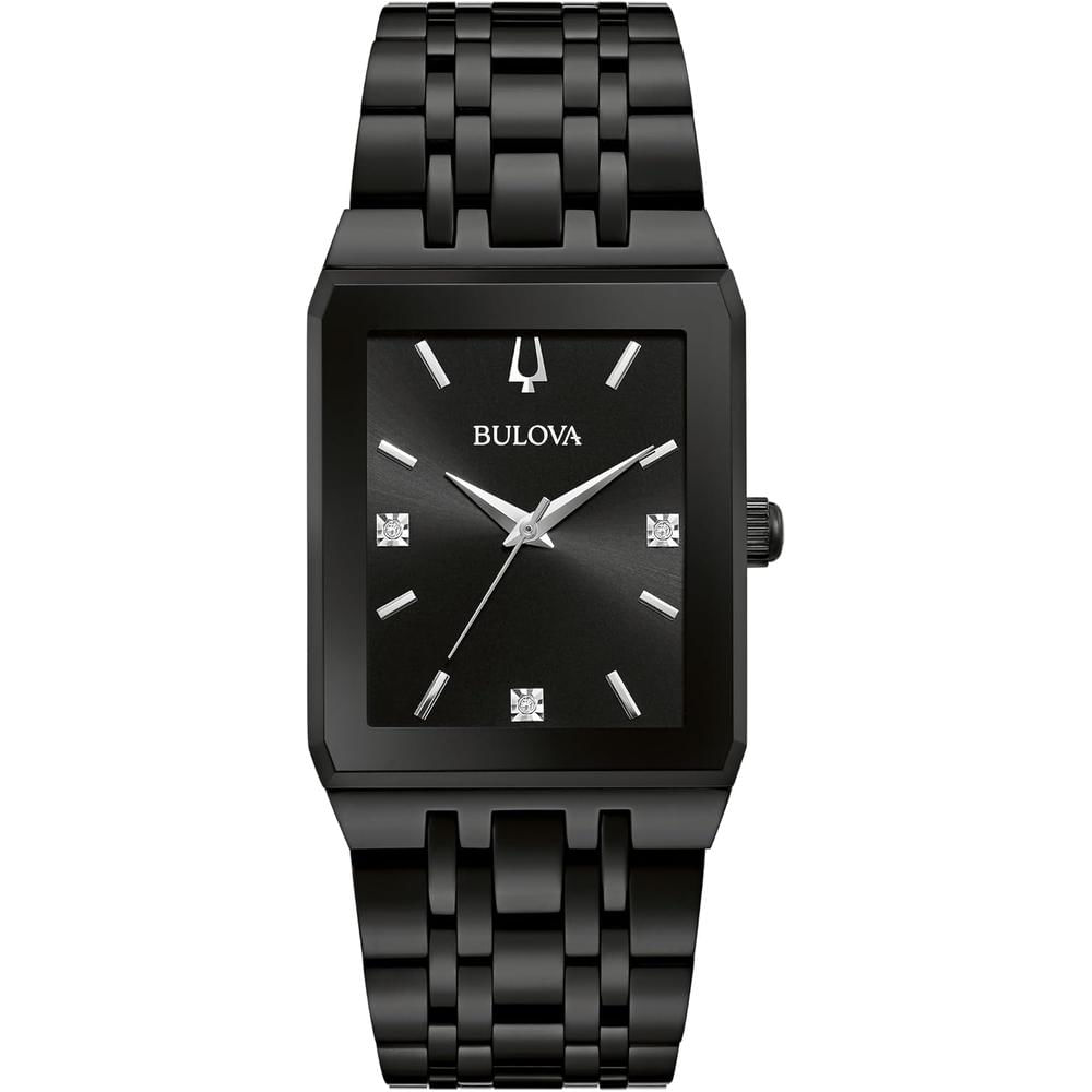 RELOJ MODERNO CUARZO HOMBRE BULOVA | NEGRO