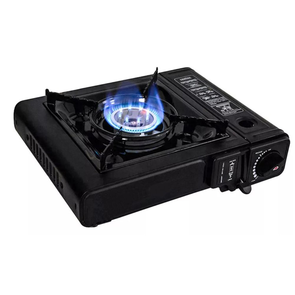 Cocina a Gas Portátil 1 Hornilla 2 en 1 Picnic Camping