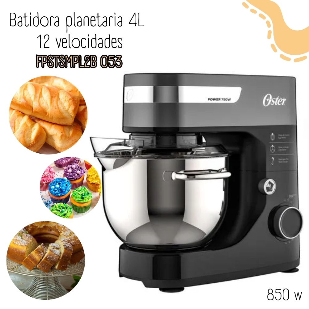 BATIDORA OSTER PLANETARIA 4L DE12 VELOCIDADES 850W