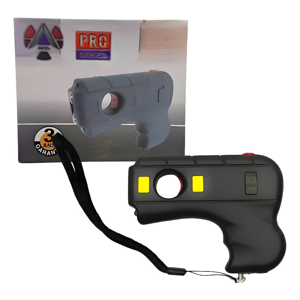 Linterna Táctica Con Descarga Y Luz Led De Seguridad