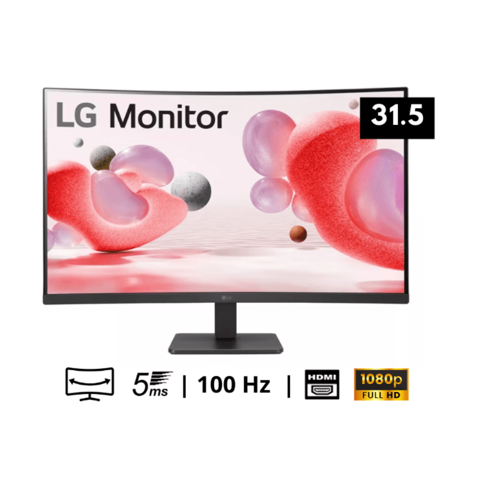 MONITOR LG 31.5 32MR50C-B CURVO FHD 100HZ HDMI - VGA