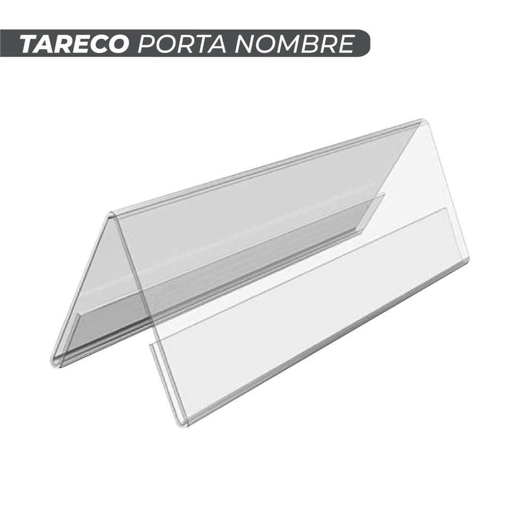 Tareco Porta nombre de Acrilico - 25 cm