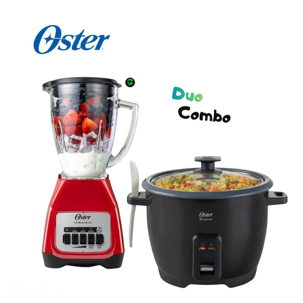 Combo Oster Licuadora BLSTKAGRPB 1.5 Litros + Arrocera CKSTRCB10DFBLK