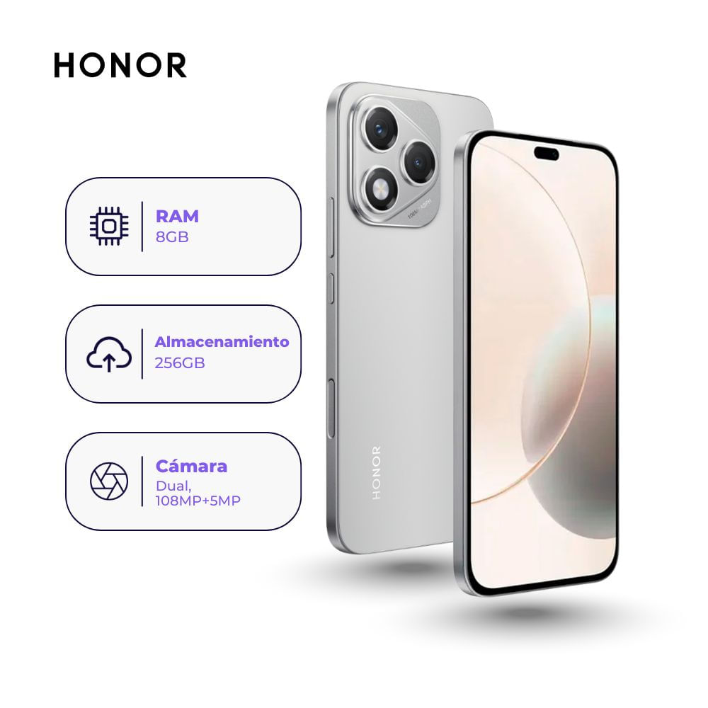 Honor 400 Lite 256GB 8GB Gris