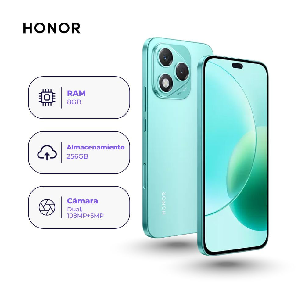 Honor 400 Lite 256GB 8GB Verde
