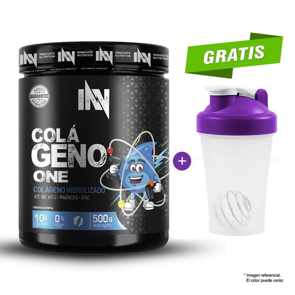 COLAGENO COLLAGEN 500 GRAMOS FRUIT PUNCH INN MÁS SHAKER