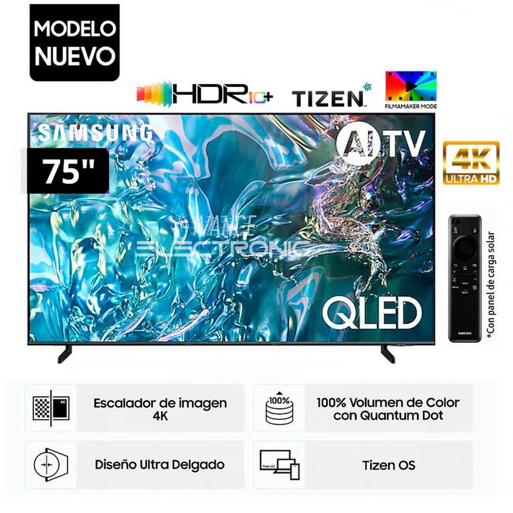 Televisor Samsung 75 Pulg QLED Smart Tizen TV UHD 4K QN75Q60DAGXPE