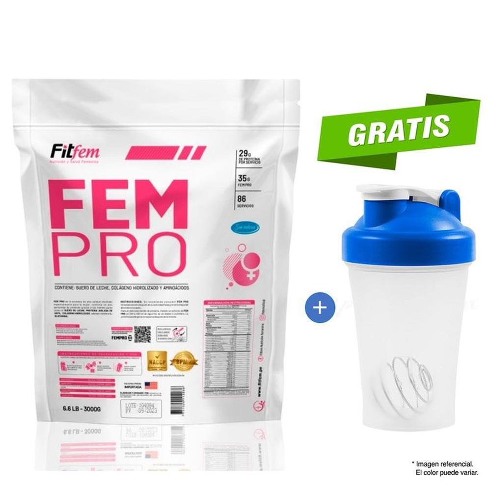 Fem Pro 3000Gr - 3KG Protein Fitfem Vainilla