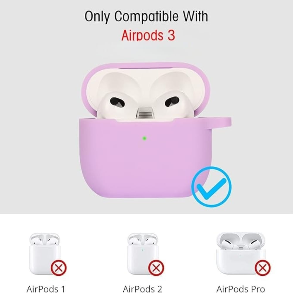 Case Moket para Airpods Pro 3 Lila