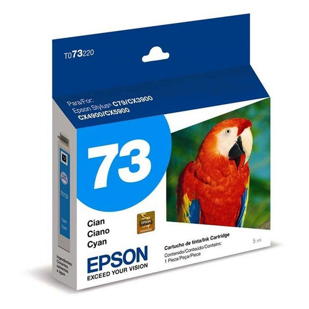TINTA EPSON 73N CIAN T073220 ORIGINAL