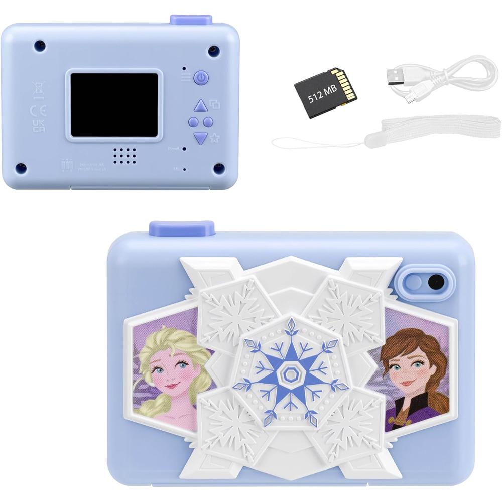 eKids Frozen cámara digital infantil con tarjeta SD y grabación de vídeo