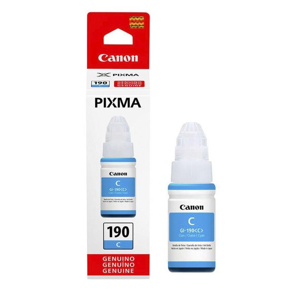 CARTUCHO DE TINTA CANON GI-190 C CIAN 70ML ORIGINAL
