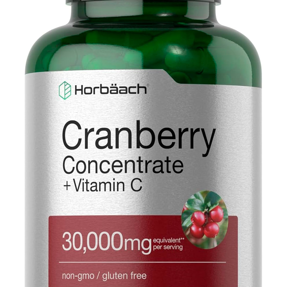 Horbaach Cranberry 30000 Mg y Vitamin C 120 Capsulas
