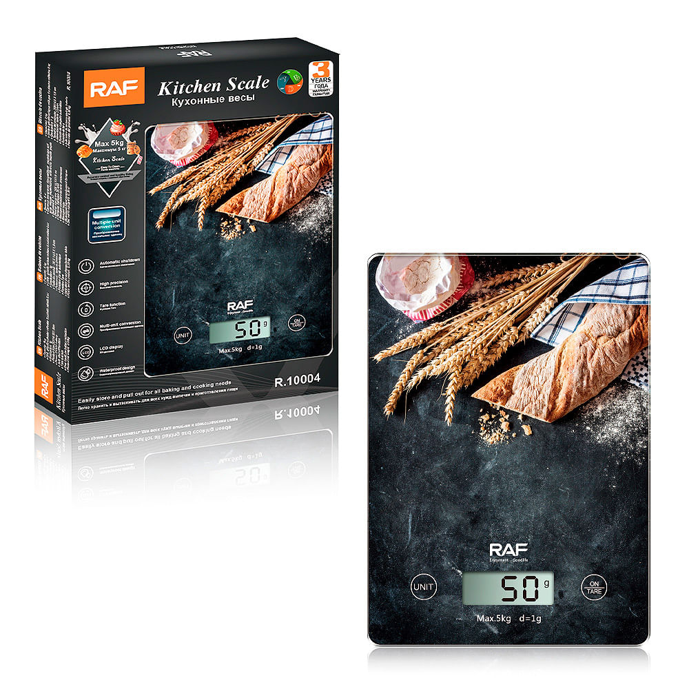 Balanza Raf R.10004 Bascula Digital De Cocina Hasta 5kg