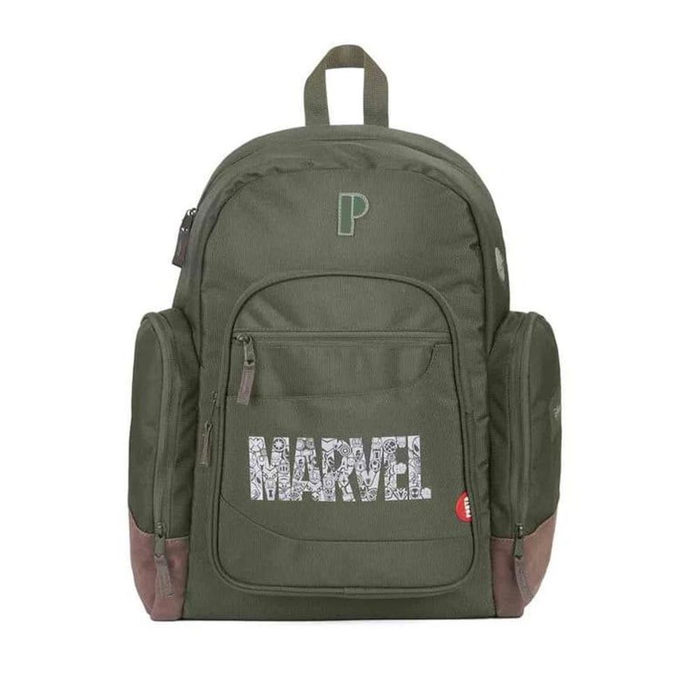 MOCHILA PORTA MARVEL VERDE