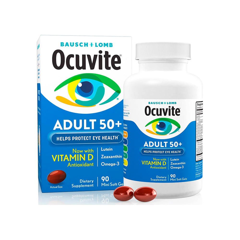 Bausch and Lomb Ocuvite Adult 50plus 90 soft gels