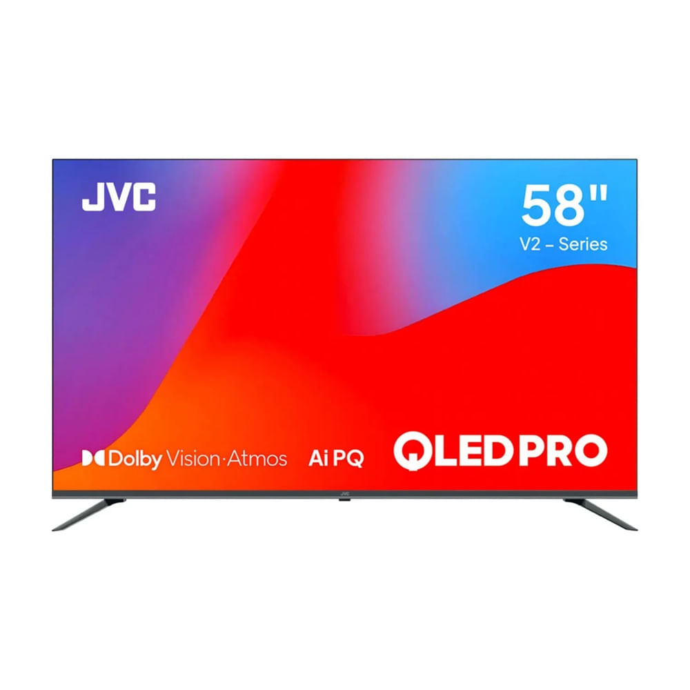Televisor JVC 58'' LT-58KM858 QLED Pro 4K Google TV Grey