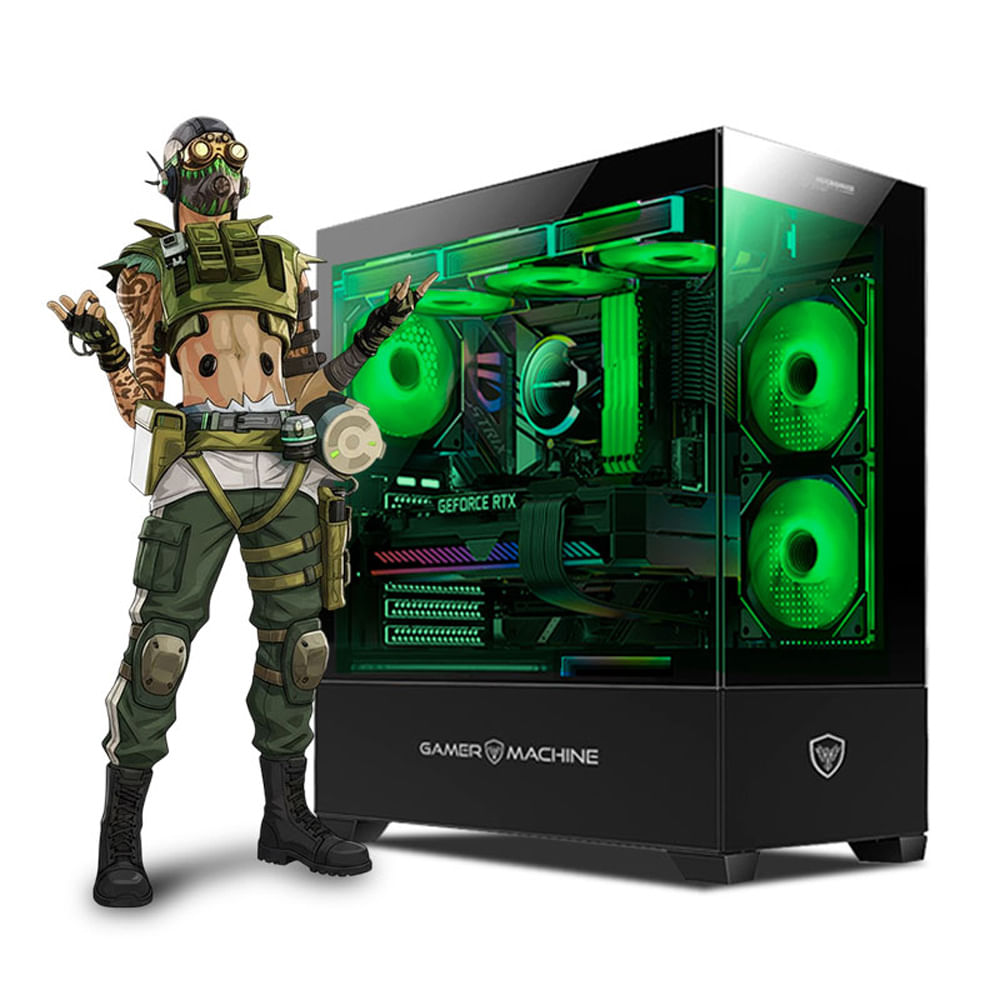 CPU Gamer Intel Core i9 12900KF 32gb 1TB RTX4060TI 8GB Mipclista green COMPUTADORA