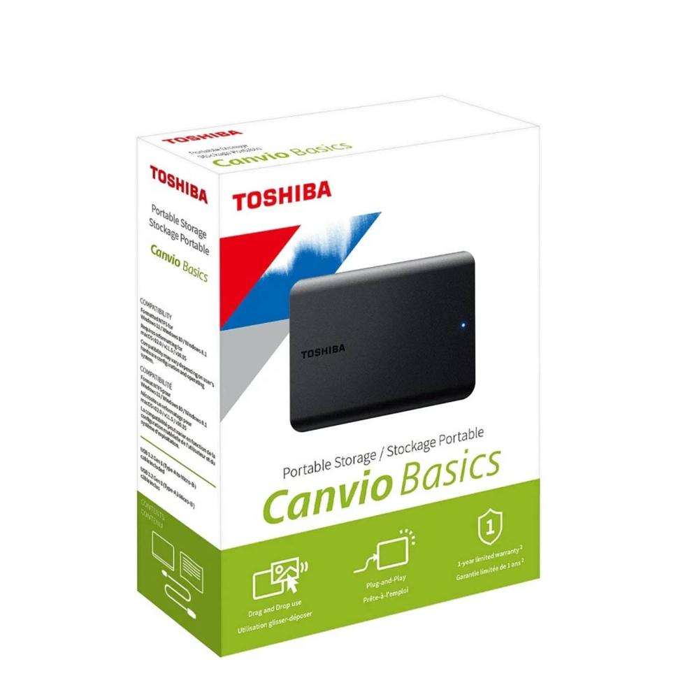 Disco duro externo USB 4 Tb Toshiba CANVIO BASIC hdtb540xk3ca