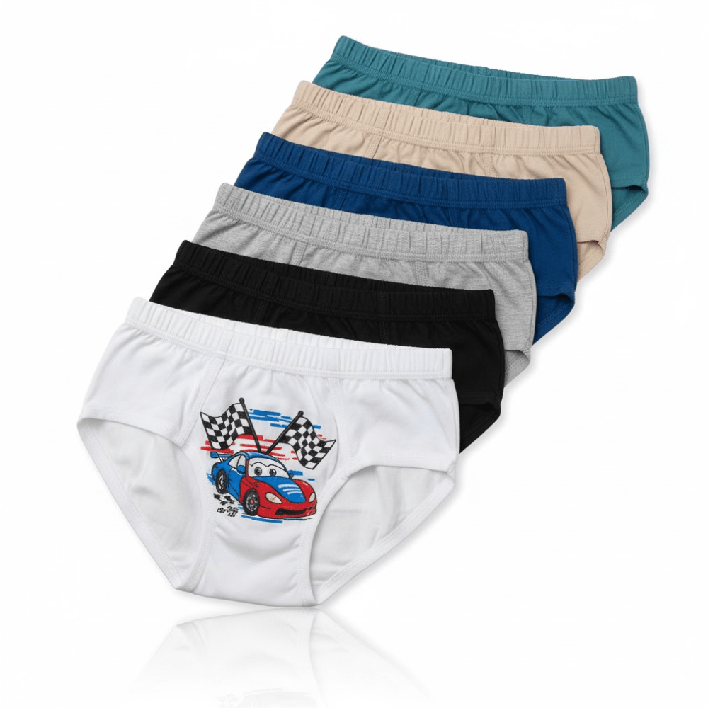 Calzoncillos Niños Estampados  Algodon Pyma  - 6 unidades