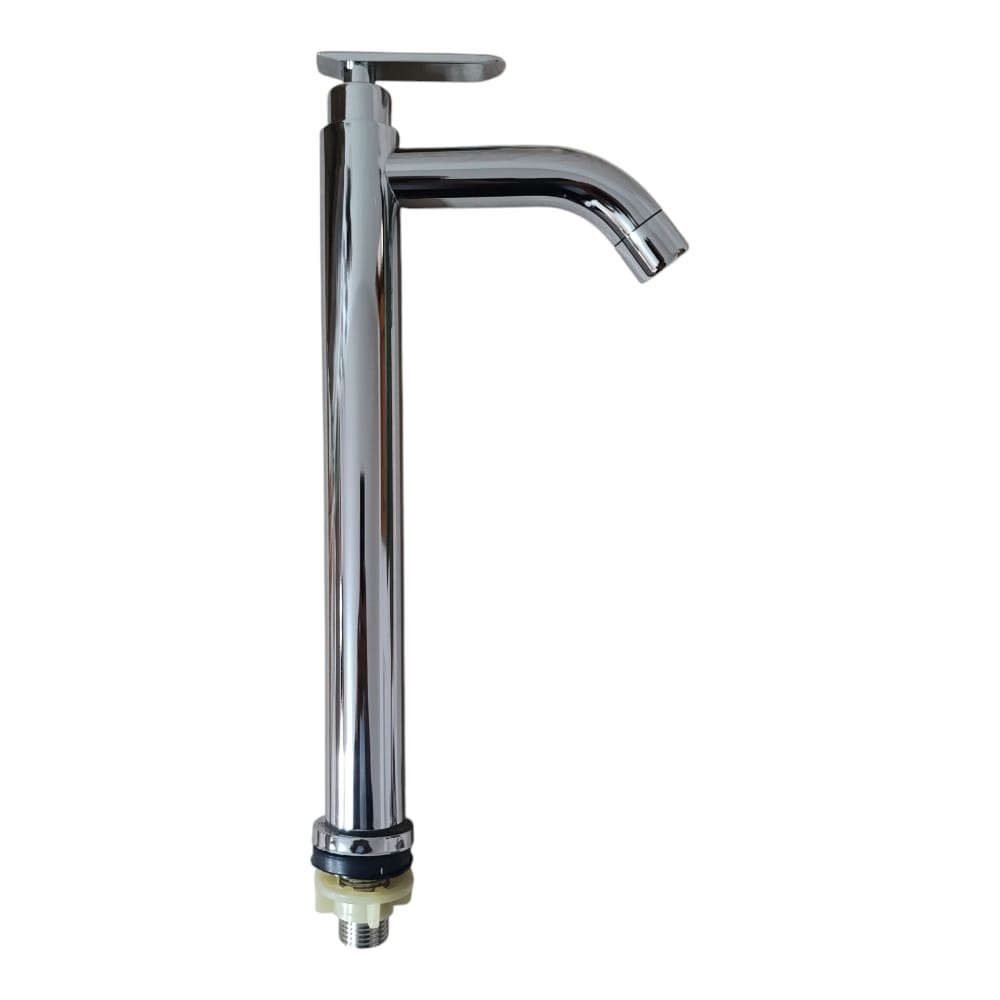Grifo Llave para Ovalin o bowl de 30cm de Acero Cromado moderno