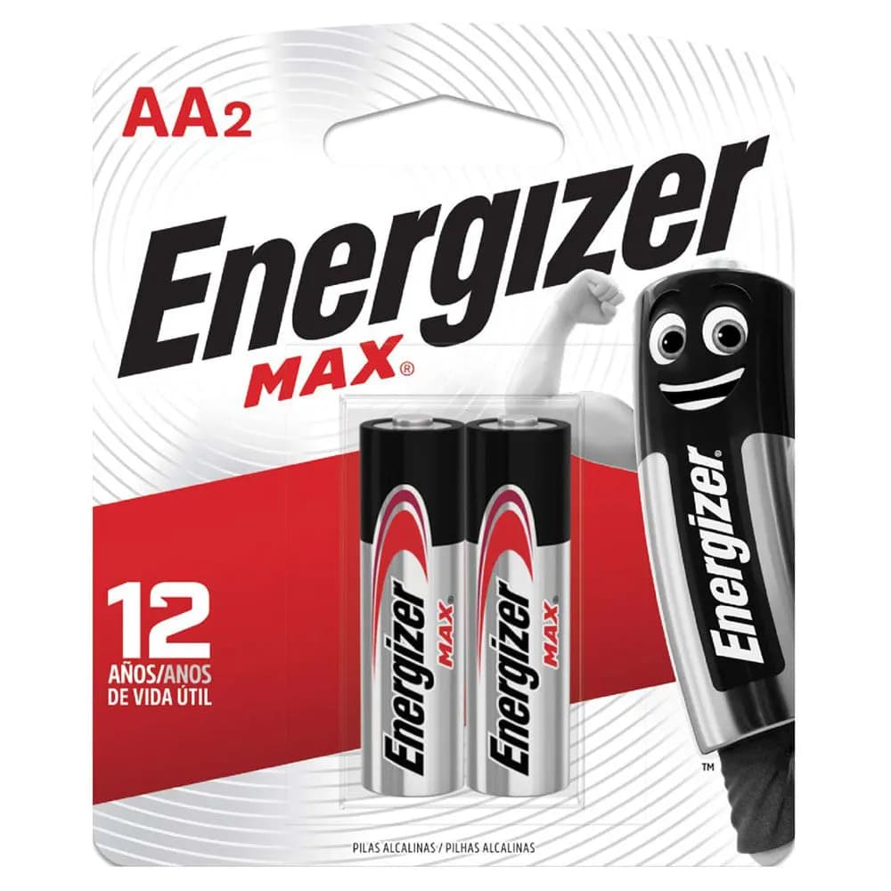 Pila Tipo AA Alcalina Max Pila Doble A Energizer