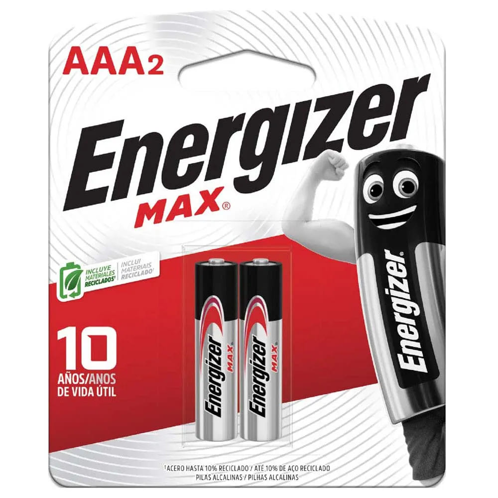 Pila Tipo AAA Alcalina Max Pila Triple A Energizer