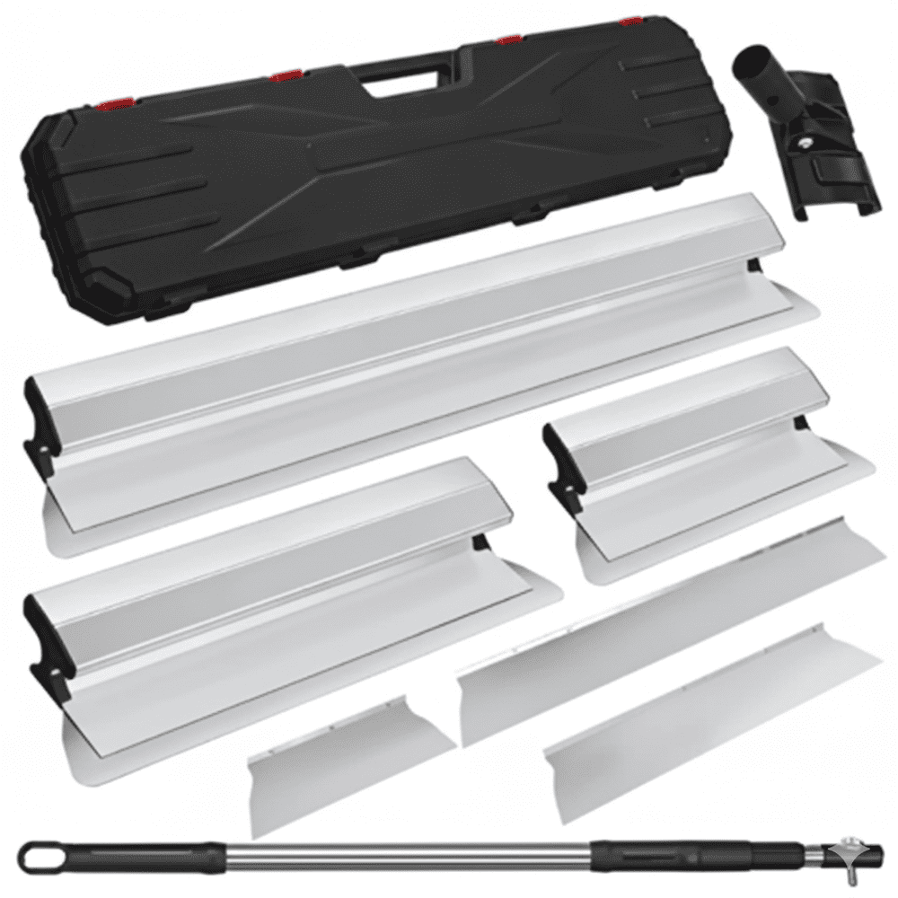 KIT DE 3 PALETAS EMPASTADORAS ACERO