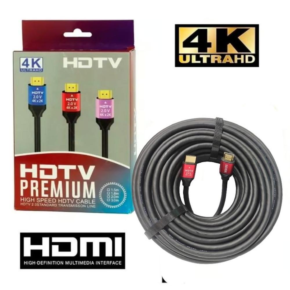 Cable HDMI 20 Metros Premium 4K Ultra HD HDTV 2.0 V